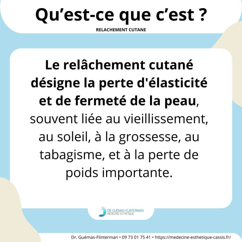 quoi relachement cutane