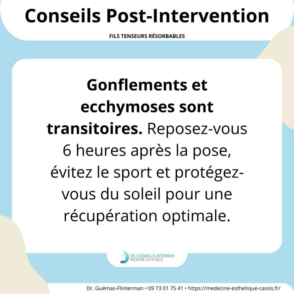 Conseil post interventions fils tenseurs 1