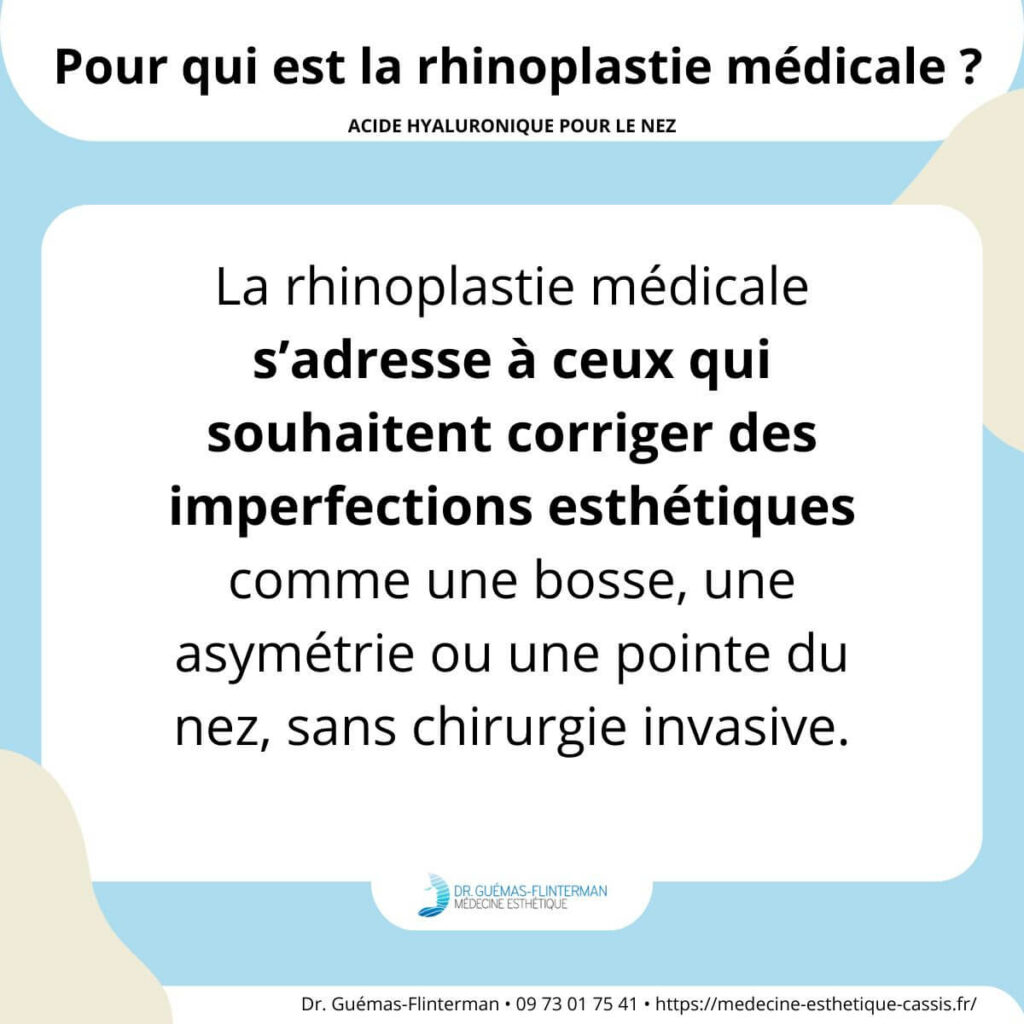 pour qui rhinoplastie medicale