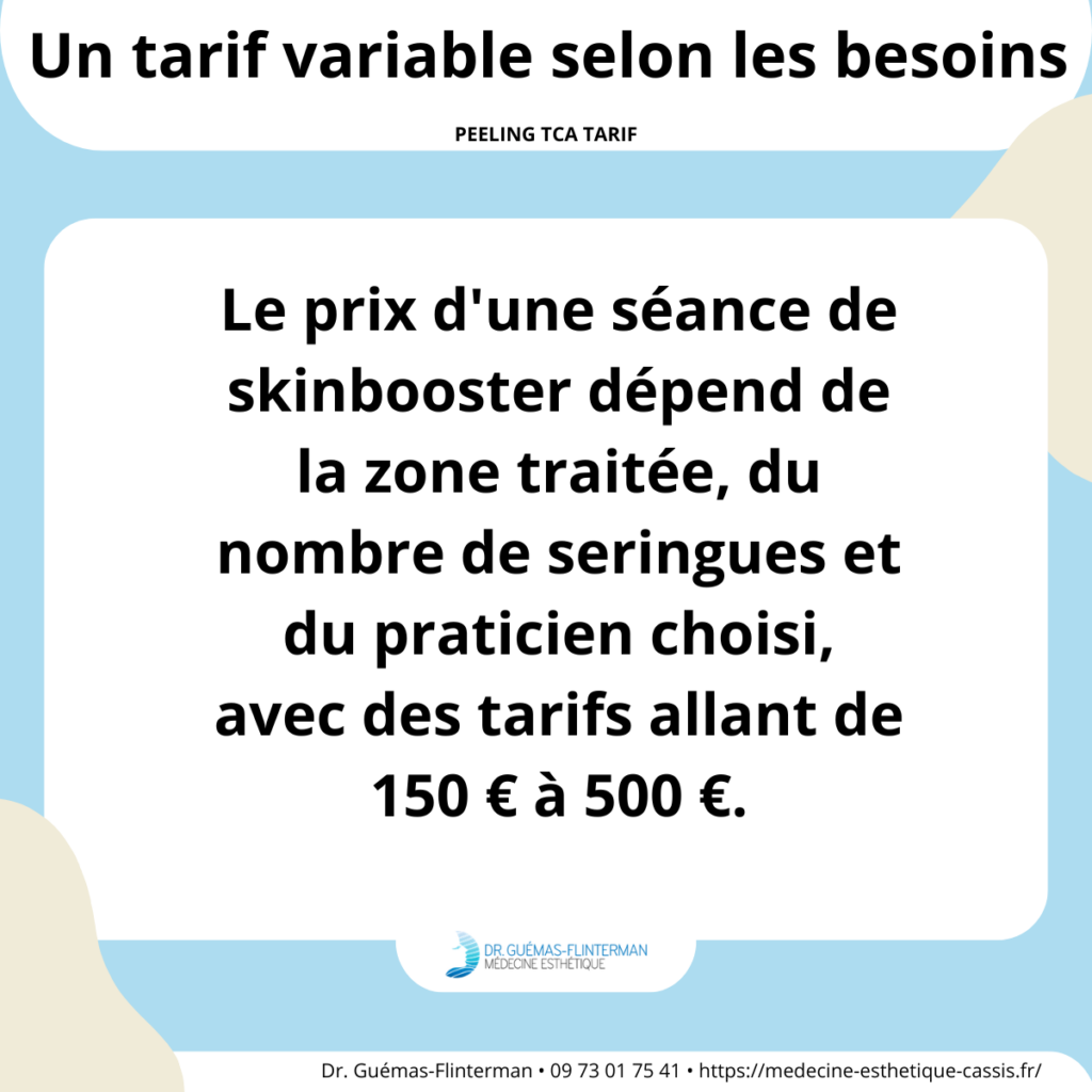 tarifs varient skinbooster